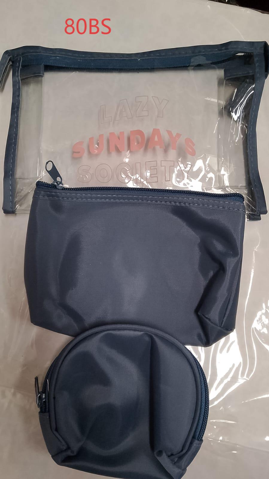 Conjunto de tres piezas-negro